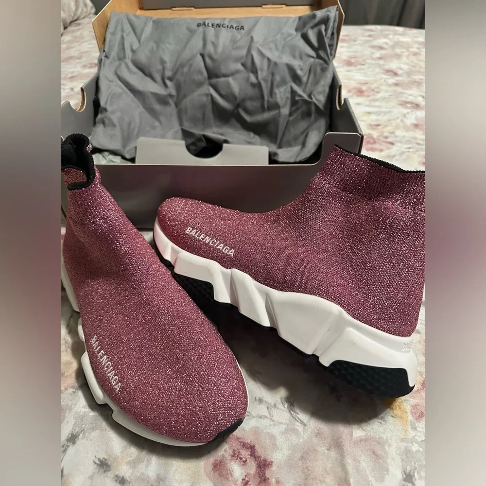Authentic- Balenciaga Sock Sneakers - Picture 1 of 4